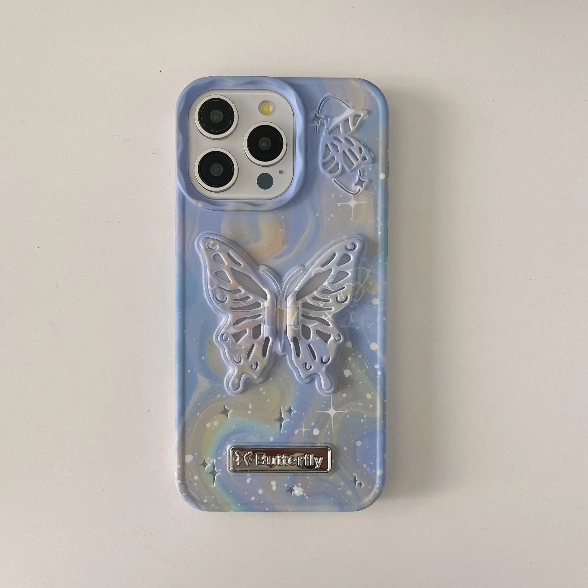 New TIE-DYE Butterfly iPhone Cases For 16 15 14 Pro Pro Max  M1