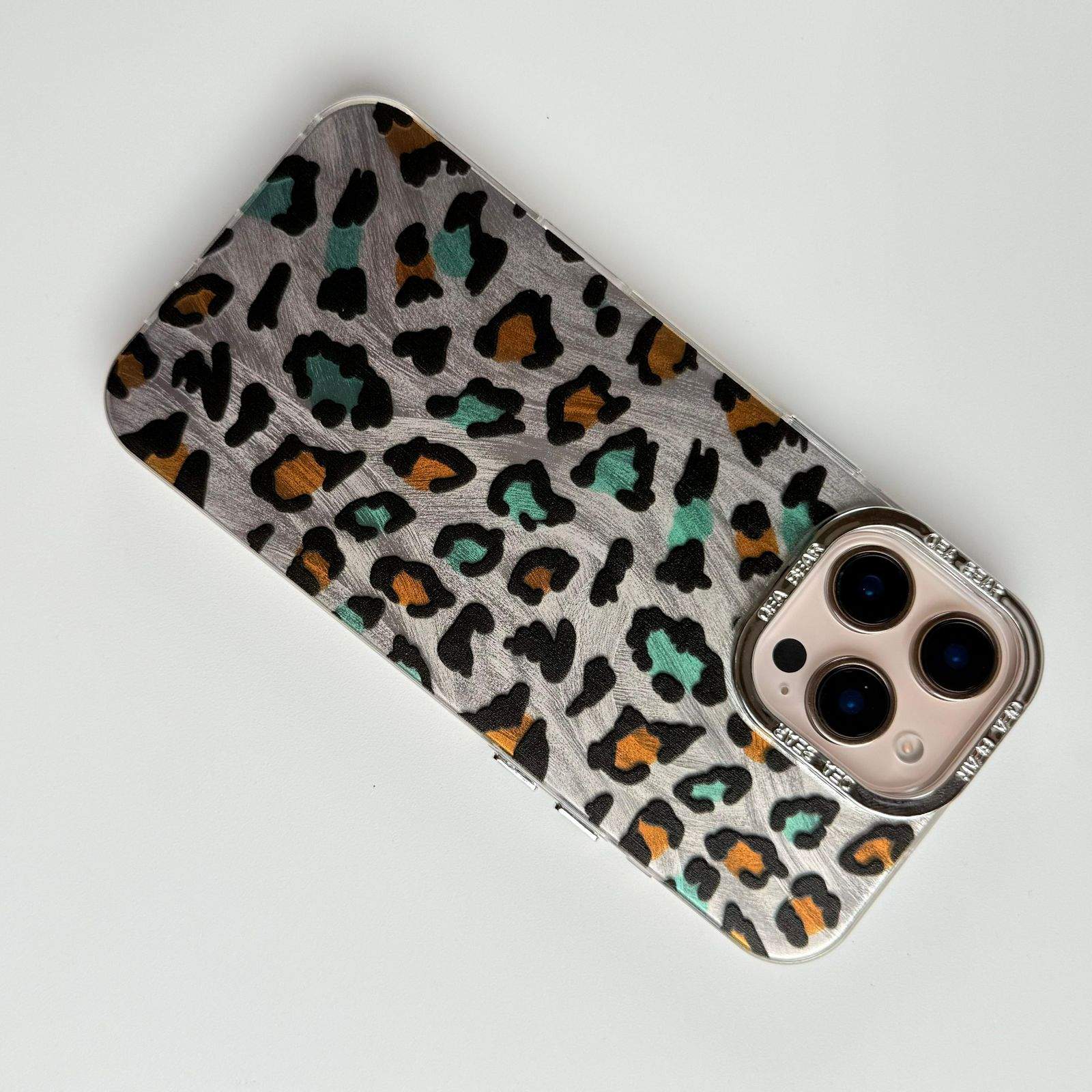 Leopard Design iPhone Cases For 16 Plus Pro ProMax PURPLE 