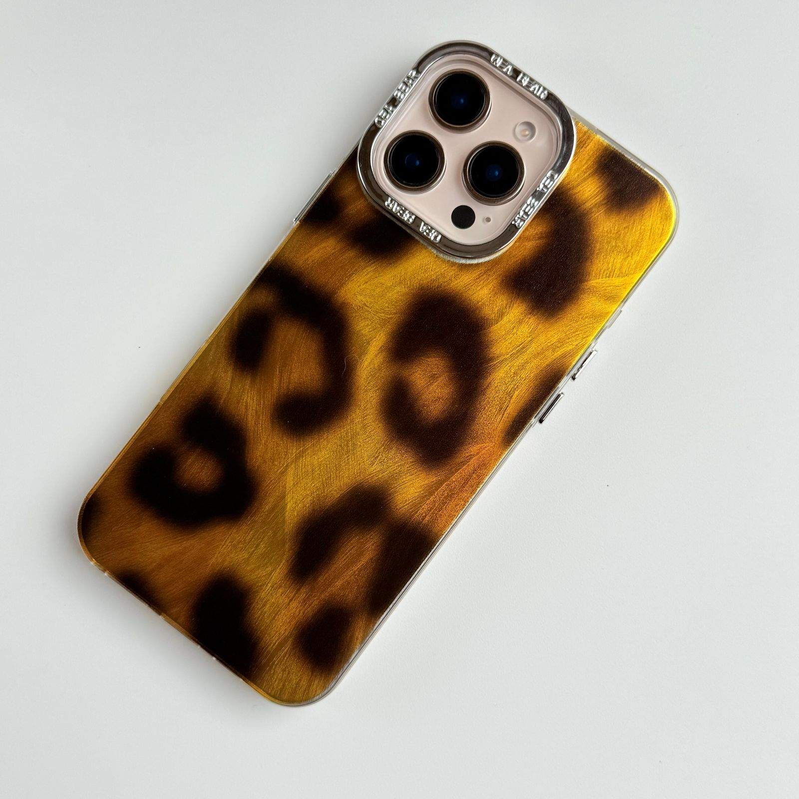 Leopard Design iPhone Cases For 16 Plus Pro ProMax YELLOW