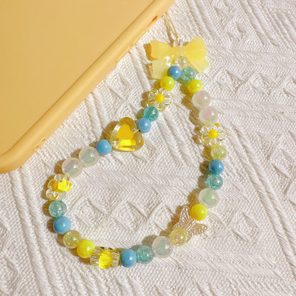 Delightful Bowknot Pearls Phone Charm M2