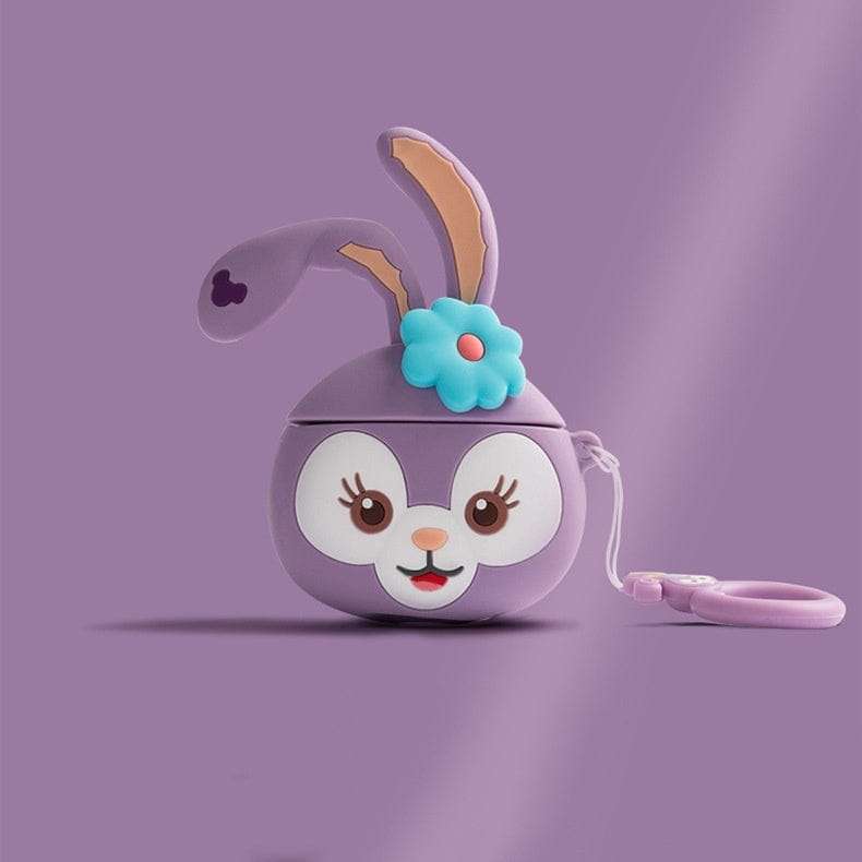 Bunny Airpods Pro2 Apple iPhone Airpods Case PURPLE