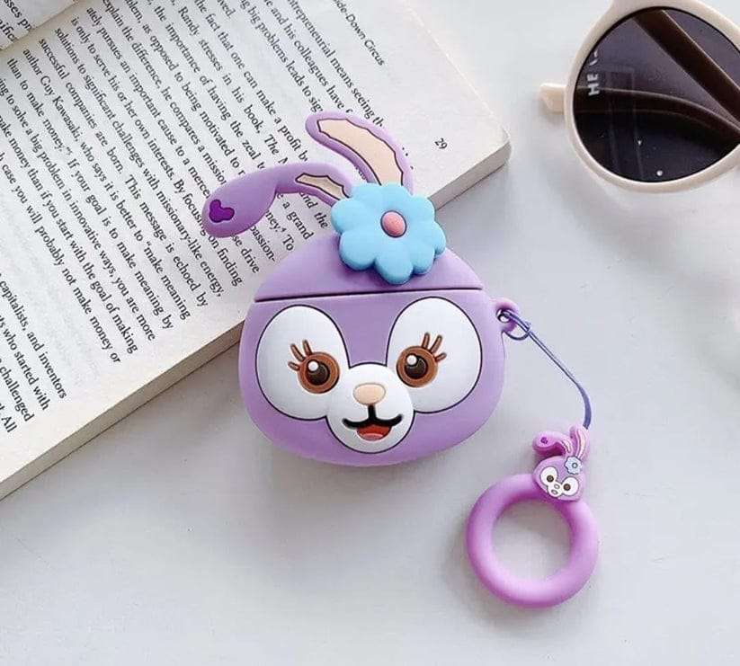 Bunny Airpods Pro2 Apple iPhone Airpods Case PURPLE