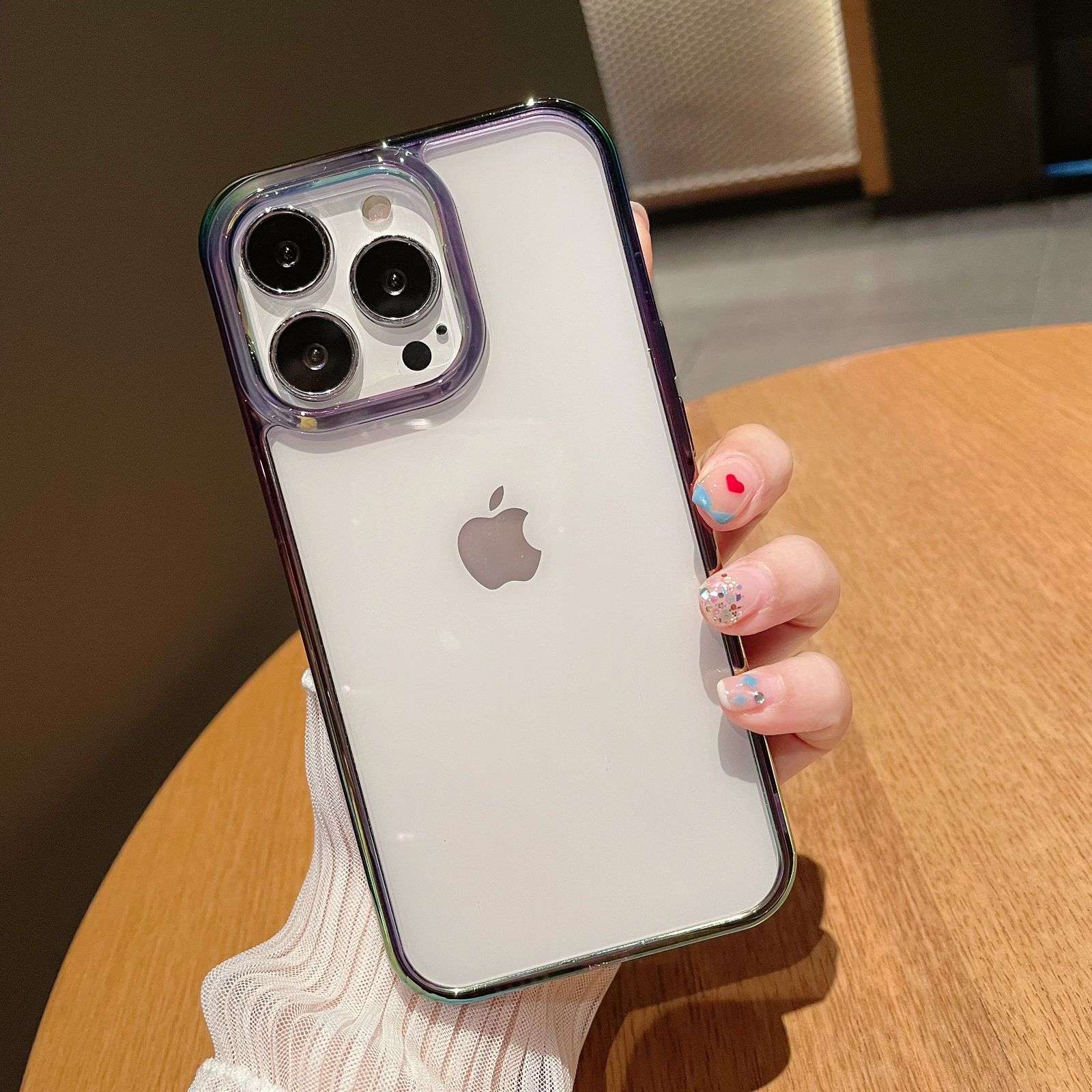 Luxury Dazzling Radiation Frame Macaroon Color iPhone Cases For 16 Plus Pro Pro Max COLOR