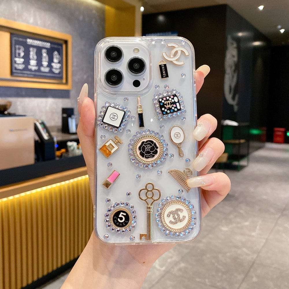 Clear Makeup iPhone Cases For 15 14 Plus Pro Pro Max TRANSPARENT