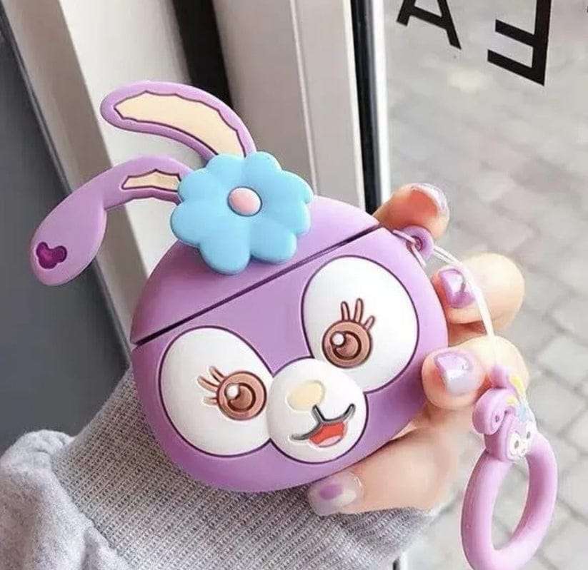 Bunny Airpods Pro2 Apple iPhone Airpods Case PURPLE