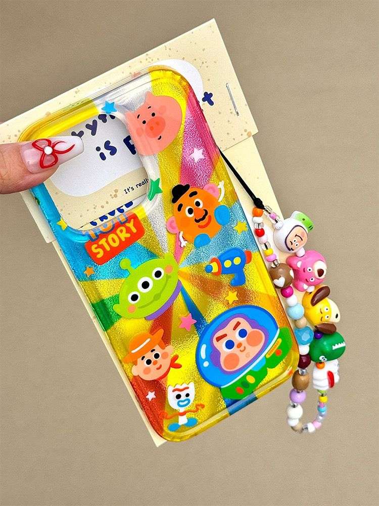 Toy Story Case Charm iPhone Cases For 14 15 Pro Pro Max MULTICOLOR 
