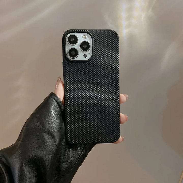 Armor Basic Colors Shockproof Textured Soft Silicone iPhone Cases For 14 15 Pro Plus Pro Max BLACK
