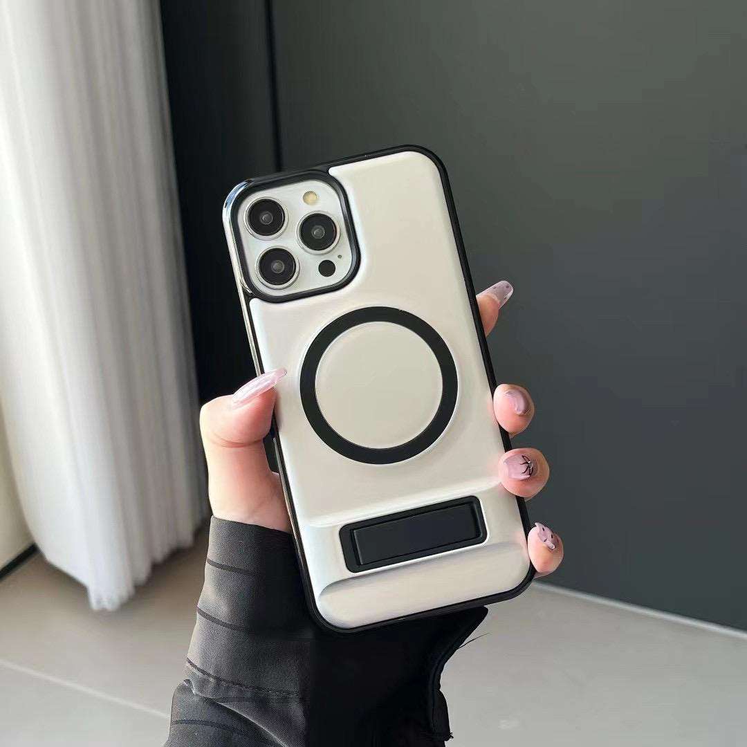 Hybrid Magnetic Shockproof iPhone Cases For 15 16 Plus Pro Pro Max WHITE