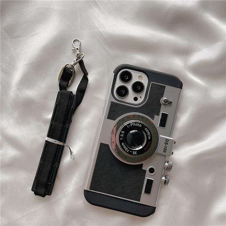 New Vintage iPhone Cases For 14-15-16 Series SILVER