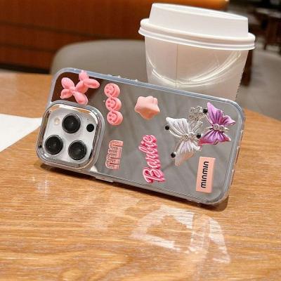 3D Creative Toy Graphic Mirror iPhone Cases For 15 14 Plus Pro Pro Max
