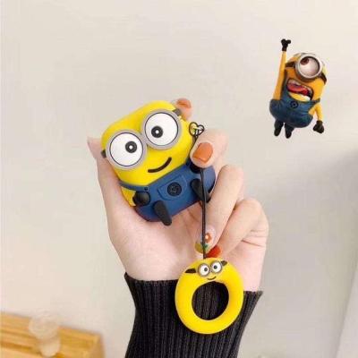 CUTE MINION SILICONE AIRPODS CASE COVER FOR 1/2 AND AIRPODS PRO