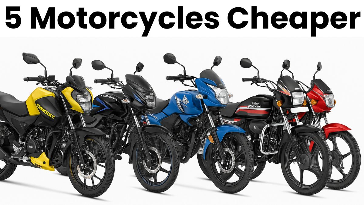 5 Motorcycles Cheaper