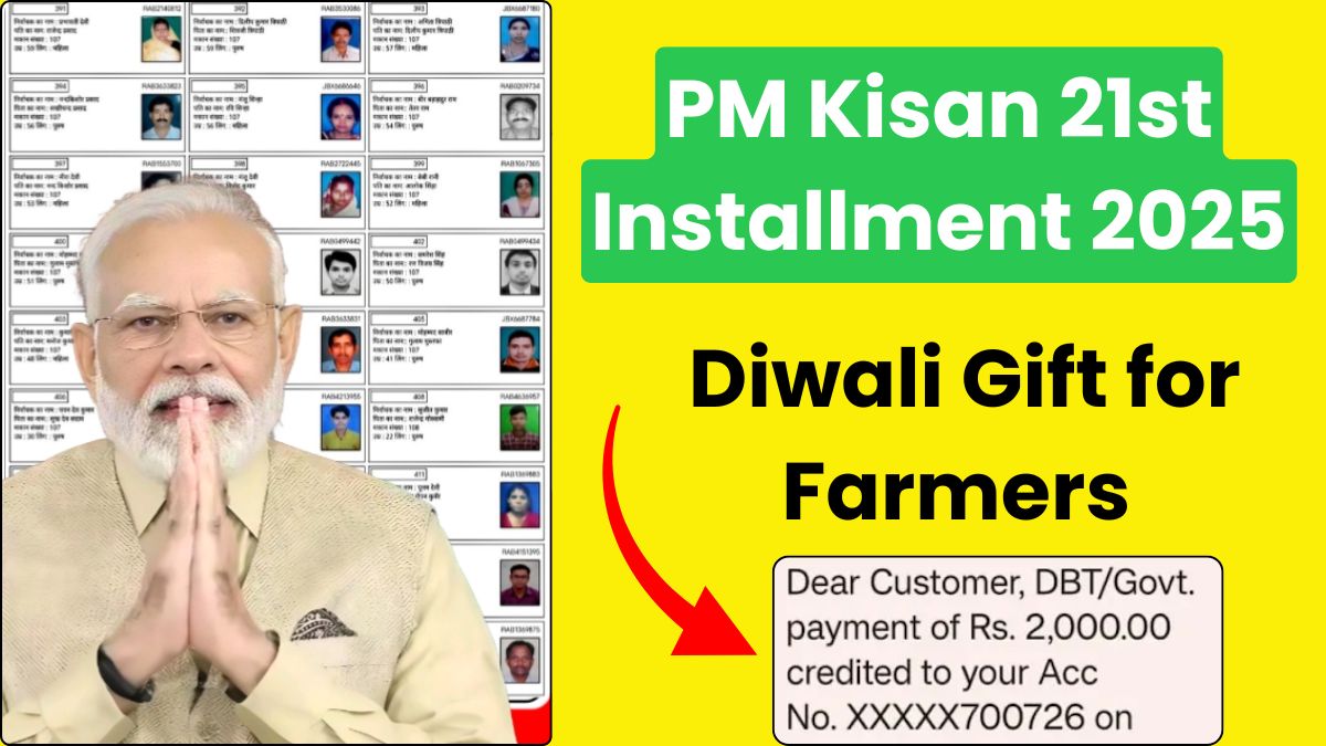 PM Kisan 21st Installment 2025